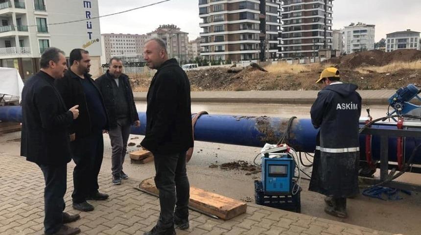 Başkan Kılın&ccedil;, &ccedil;alışmaları yerinde inceledi