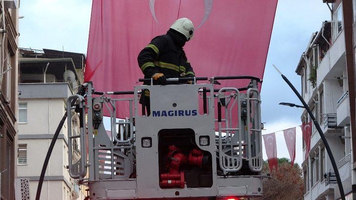 Ordu’daki çatı yangını paniğe neden oldu G3