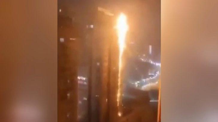 Çin’de 25 katlı apartmanda yangın çıktı G2