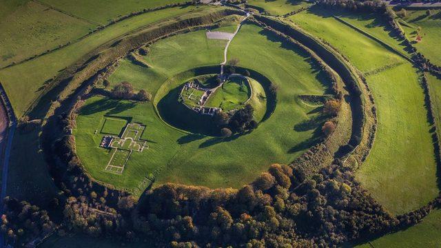 Old Sarum'dan geriye kalan