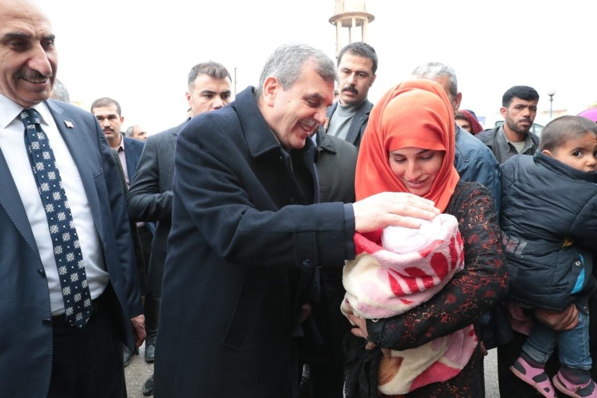 AK Partili başkanlar Telabyad&rsquo;a &ccedil;ıkarma yaptı