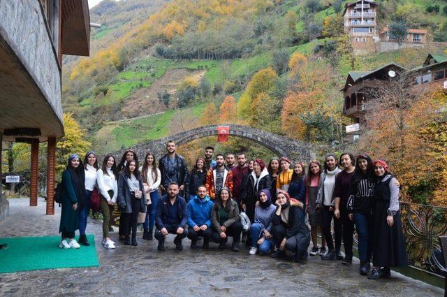 NEVÜ Turizm Rehberliği öğrencileri Doğu Karadeniz turunda