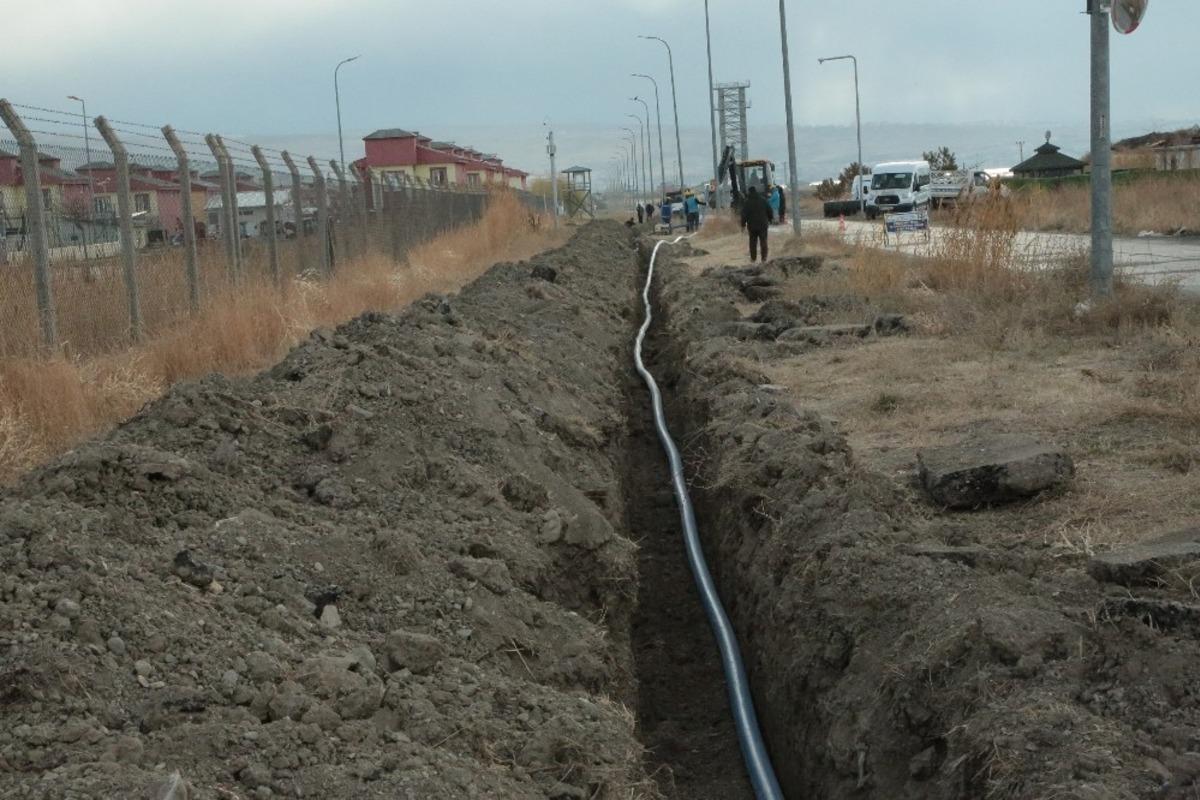 VASKİ&rsquo;den Van Ferit Melen Havalimanını su hattı
