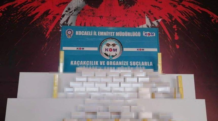 Kocaeli&rsquo;de 2 bin 400 paket elektronik sigara t&uuml;t&uuml;n&uuml; ele ge&ccedil;irildi