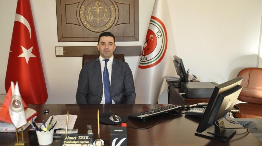Şuhut Cumhuriyet Savcısı Ahmet Erol g&ouml;revine başladı