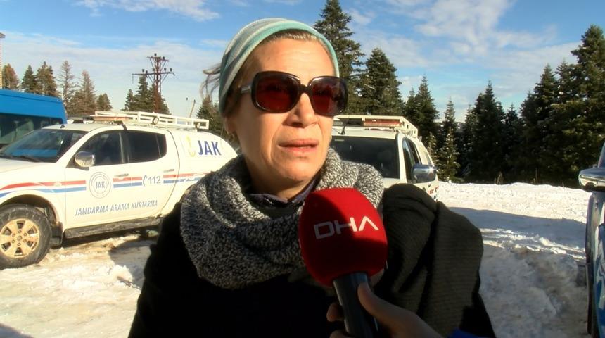 Uludağ'da kaybolan 2 dağcıyı bulmak için ekipler seferber oldu (3)