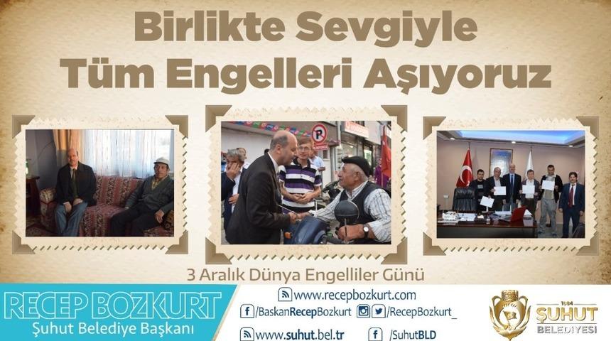 Başkan Bozkurt&rsquo;un 3 Aralık D&uuml;nya Engelliler G&uuml;n&uuml; mesajı