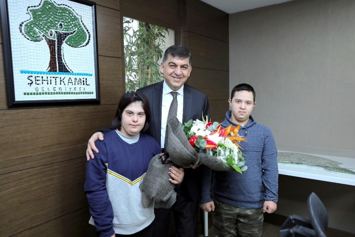 Engelli sporculardan Başkan Fadıloğlu&rsquo;na ziyaret