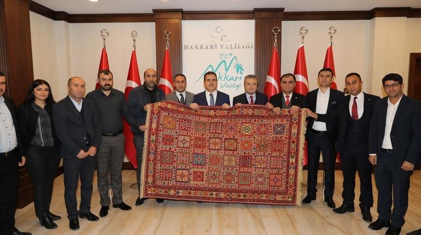 HATSO heyetinden Vali Akbıyık&rsquo;a ziyaret