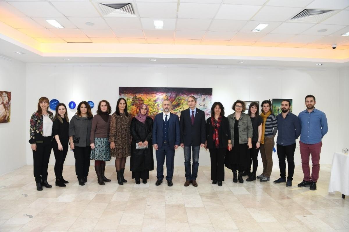 SA&Uuml;&rsquo;de &lsquo;Resim B&ouml;l&uuml;m&uuml; &Ouml;ğretim Elemanları&rsquo; sergisi a&ccedil;ıldı