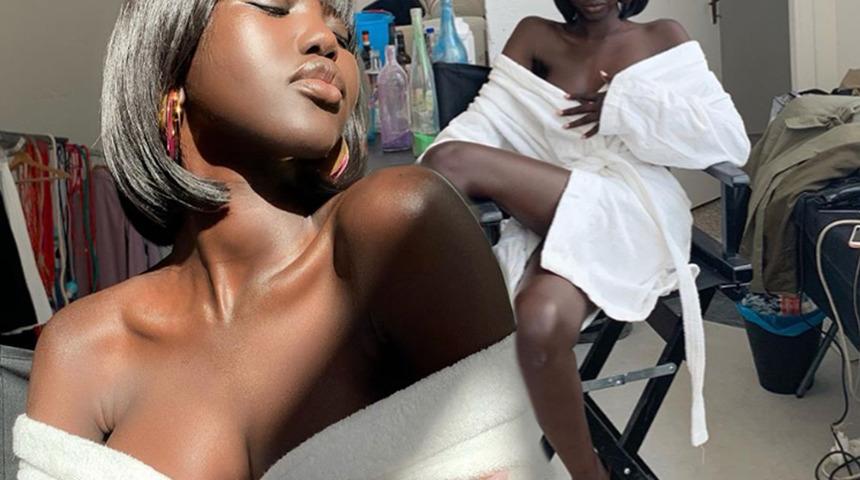 Adut Akech İngiliz Moda Ödülleri'nde yılın modeli seçildi! 'Kalıplar yıkılmaya başladı ama...'