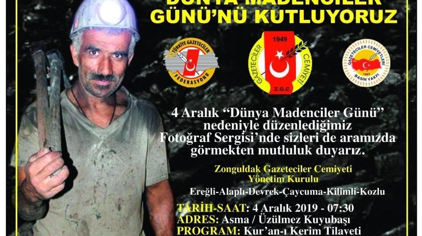 D&uuml;nya Madenciler G&uuml;n&uuml;nde ZGC&rsquo;den anlamlı sergi