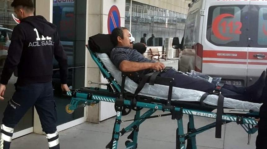 Siirt’te tarım aracı devrildi: 1 yaralı