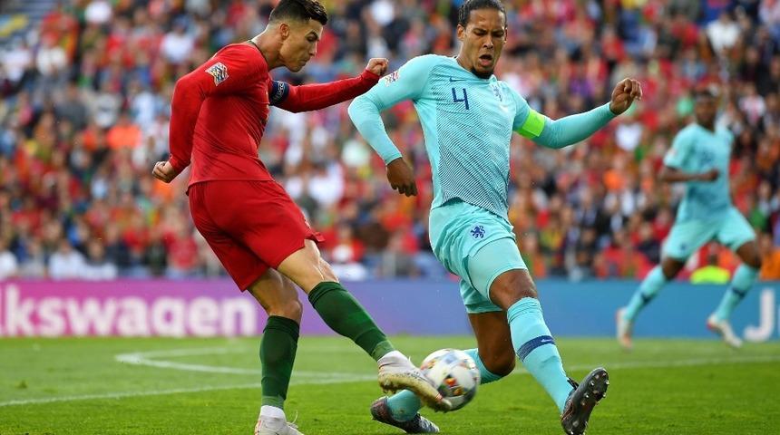 Ronaldo'nun ablasından Van Dijk'a yaylım ateşi