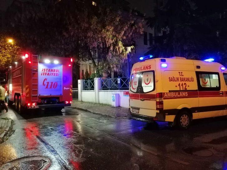Erenköy’de 8 katlı apartmanda korkutan yangın G3