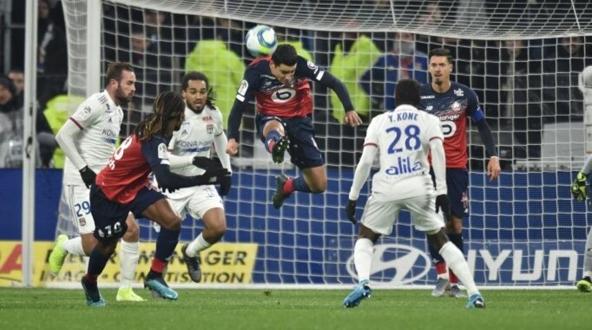Lille 1-0 Lyon (Maç Sonucu) Lille, Lyon'u deplasmanda tek golle yıktı!