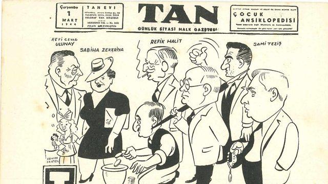 Tan Gazetesi'nin 1 Mart 1944 tarihli sayısı