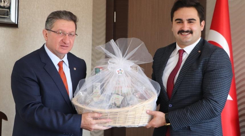 Nazilli Ticaret Odası&rsquo;ndan Buharkent Kaymakamı &Uuml;lk&uuml;&rsquo;ye ziyaret