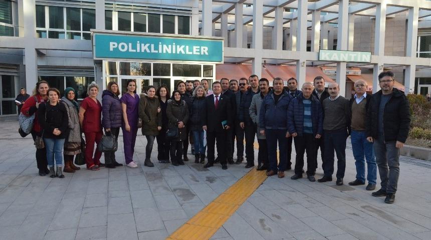 Kırşehir Sağlık-Sen Şube Başkanı Yasin Y&uuml;cesan: