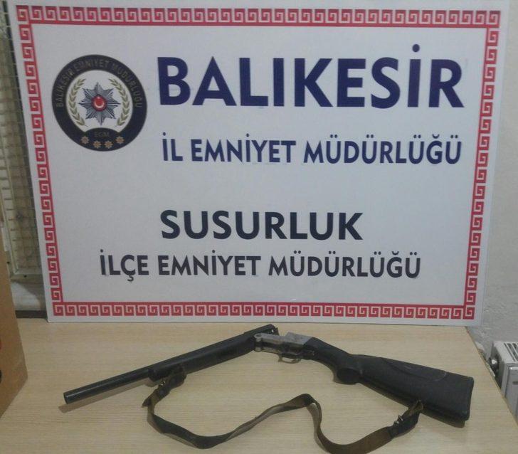 Balıkesir’de 5 silah ele geçirildi G2