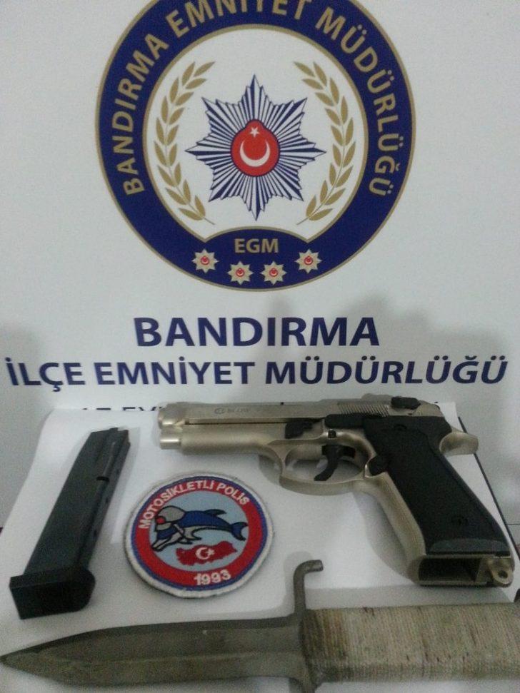 Balıkesir’de 5 silah ele geçirildi G4