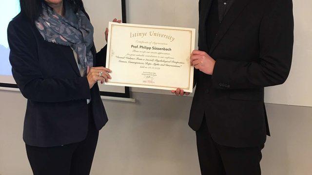 Alman sosyal psikolog Prof. Dr.Süssenbach, cinsel şiddetle nasıl mücadele edilmesi gerektiğini anlattı