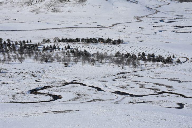 Karadeniz'in menderesleriyle ünlü Perşembe Yaylası beyaza büründü G2