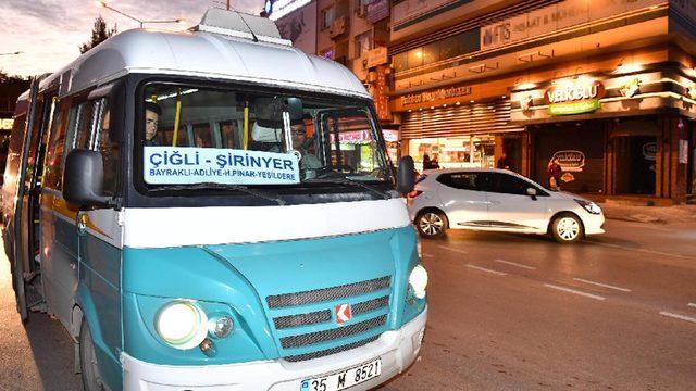 İzmir'de minibüse zam