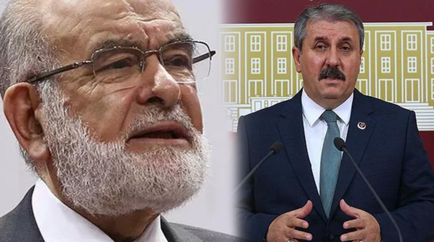 BBP lideri Mustafa Destici ve Saadet Partisi lideri Temel Karamollaoğlu'ndan asgari ücret açıklaması