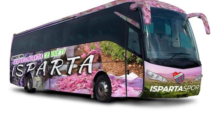 Başkan Başdeğirmen&rsquo;den Isparta 32 Spor&rsquo;a otob&uuml;s m&uuml;jdesi