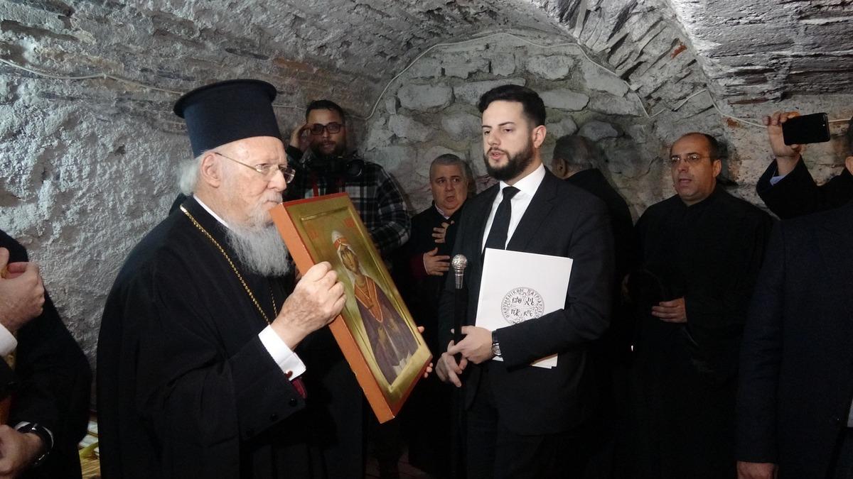 İzmit'te, Azize Santa Barbara ayinle anıldı