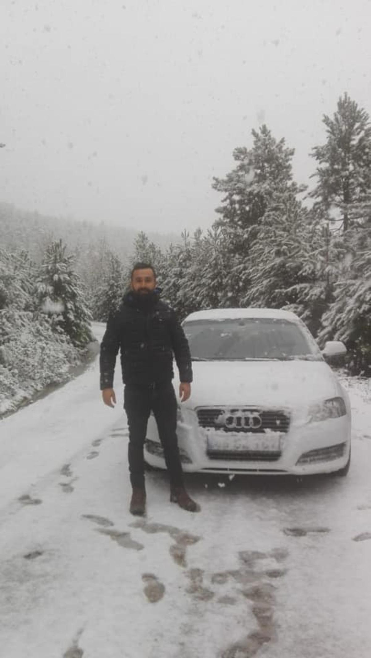 Balıkesir&rsquo;e mevsimin ilk karı yağdı