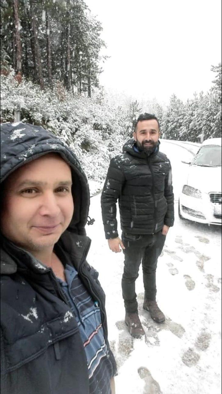 Balıkesir’e mevsimin ilk karı yağdı G2