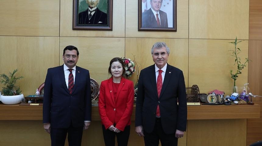 Başkan Y&uuml;ce, Kore Cumhuriyeti İstanbul Başkonsolosunu ağırladı