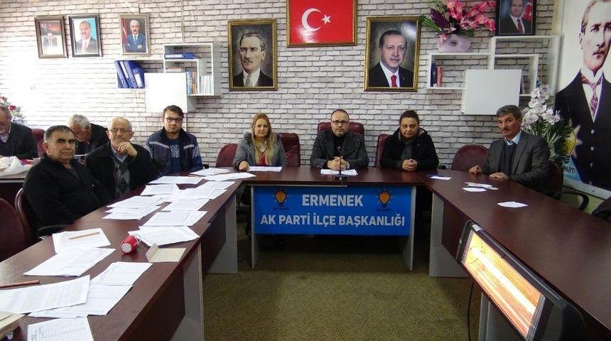 AK Parti Ermenek&rsquo;te delege se&ccedil;imi yaptı