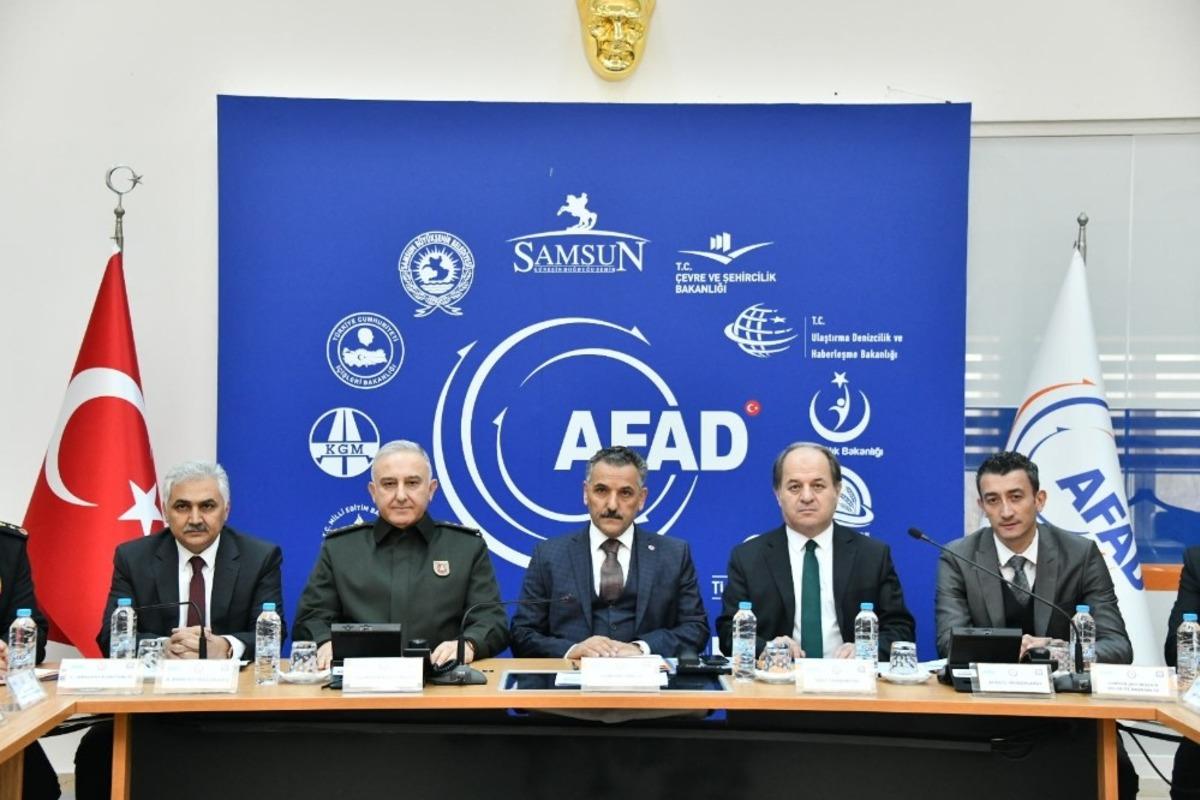 Samsun&rsquo;da afet ve acil durum tedbirleri belirlendi