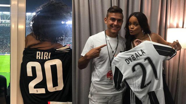 Rihanna e Dybala (Instagram)