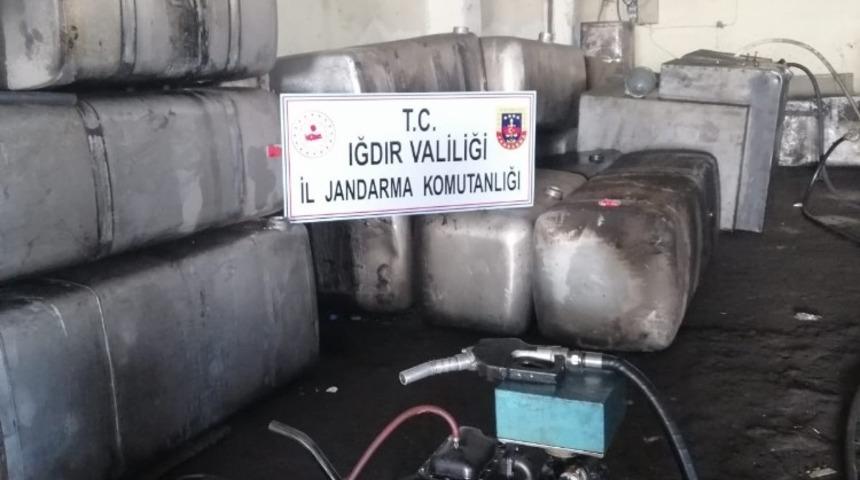 Iğdır&rsquo;da ka&ccedil;ak akaryakıt operasyonunda 1 g&ouml;zaltı