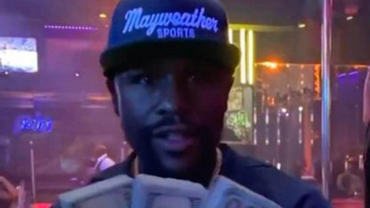 Floyd Mayweather tomar tomar para sa&ccedil;tı