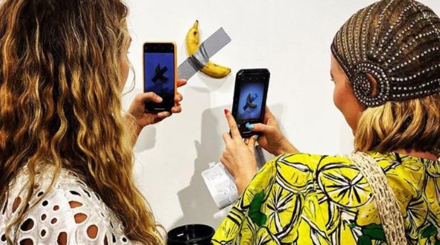 Duvara bantlanmış muz 120 bin dolara satışta! Eğer bozulursa...