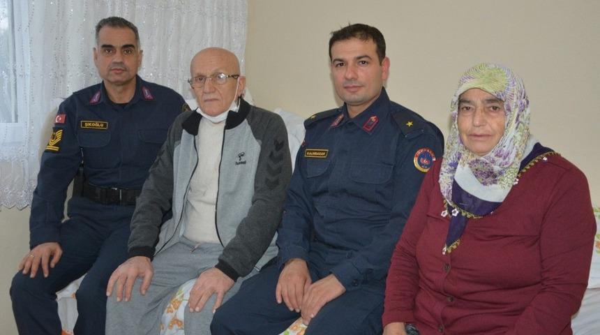 Komutanlardan Kıbrıs gazisine vefa