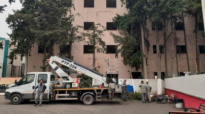 Akdeniz Belediyesinden okullarda bakım