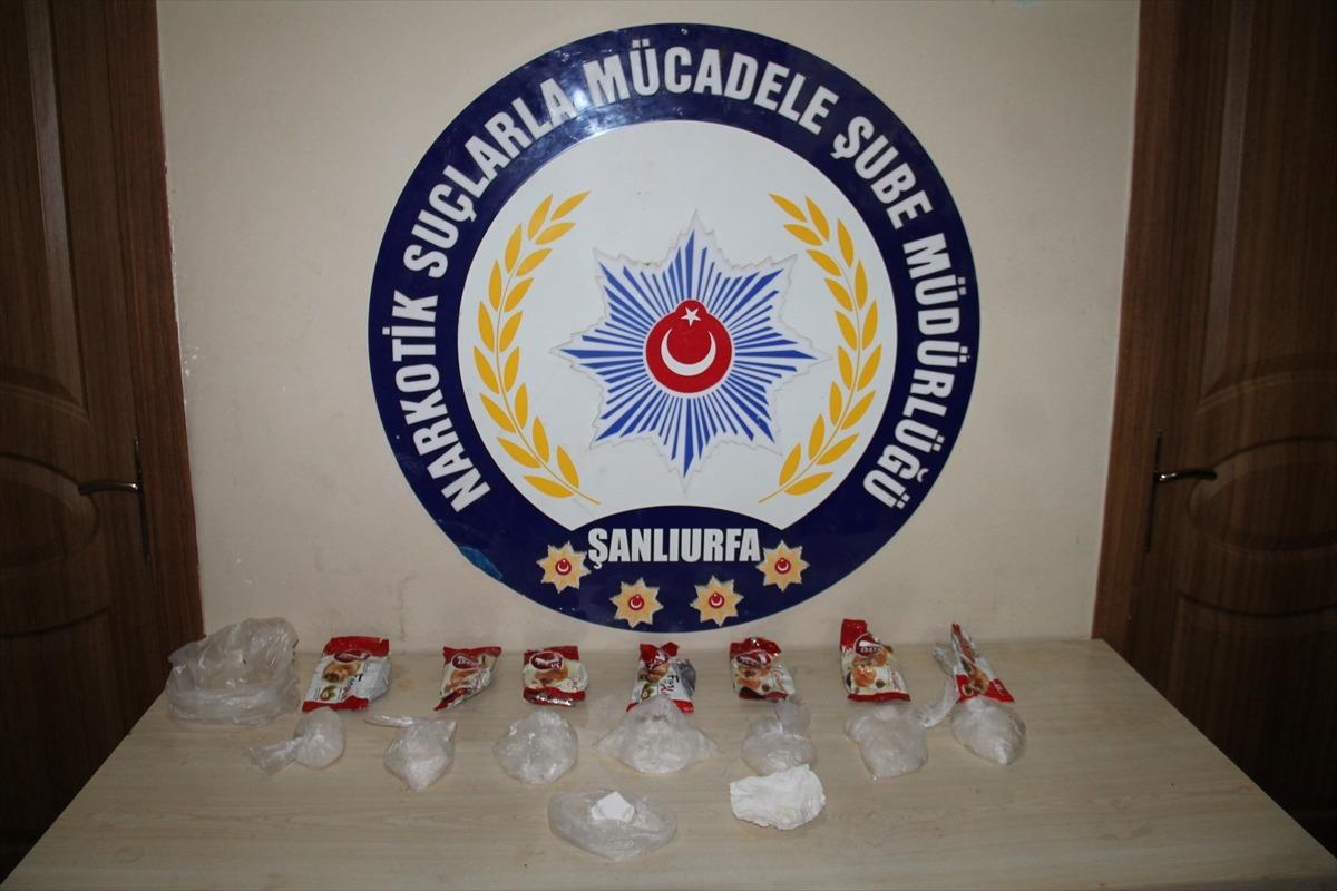 Şanlıurfa'da kruvasan paketlerinden uyuşturucu &ccedil;ıktı