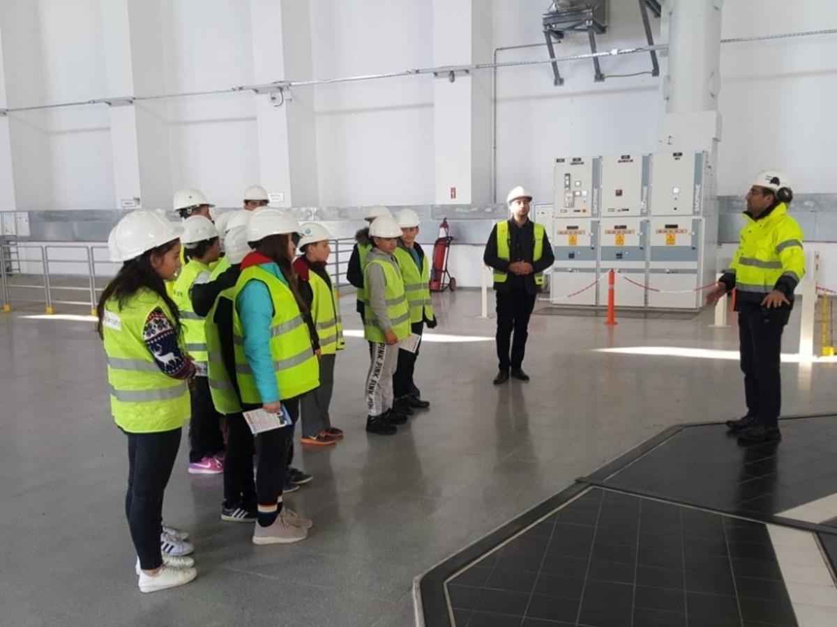 Hacıhamzalı &ouml;ğrenciler Hidroelektrik santralini gezdi