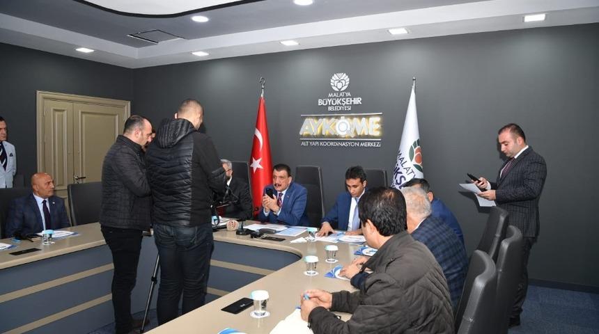 Malatya’da karla mücadeleye hazır