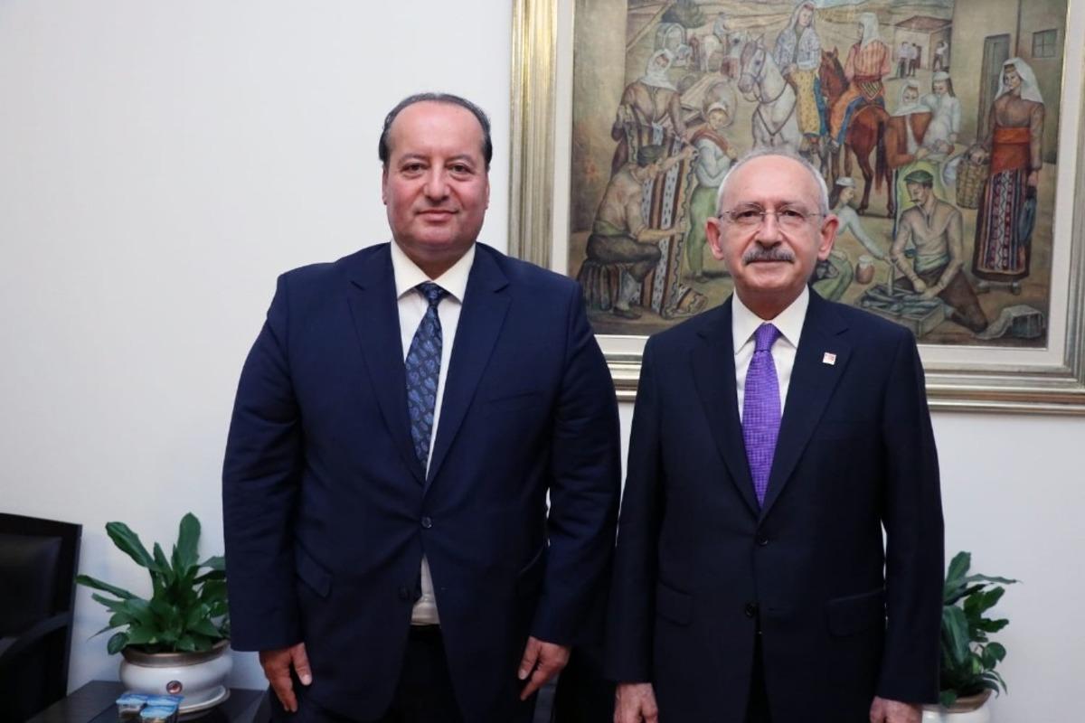 KARDERFED Başkanı Cevdet Akay, Kılı&ccedil;daroğlu ile g&ouml;r&uuml;şt&uuml;