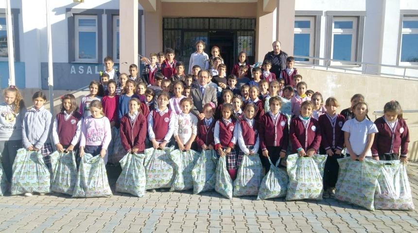 Şehit kızının okuduğu okuldan anlamlı yardım