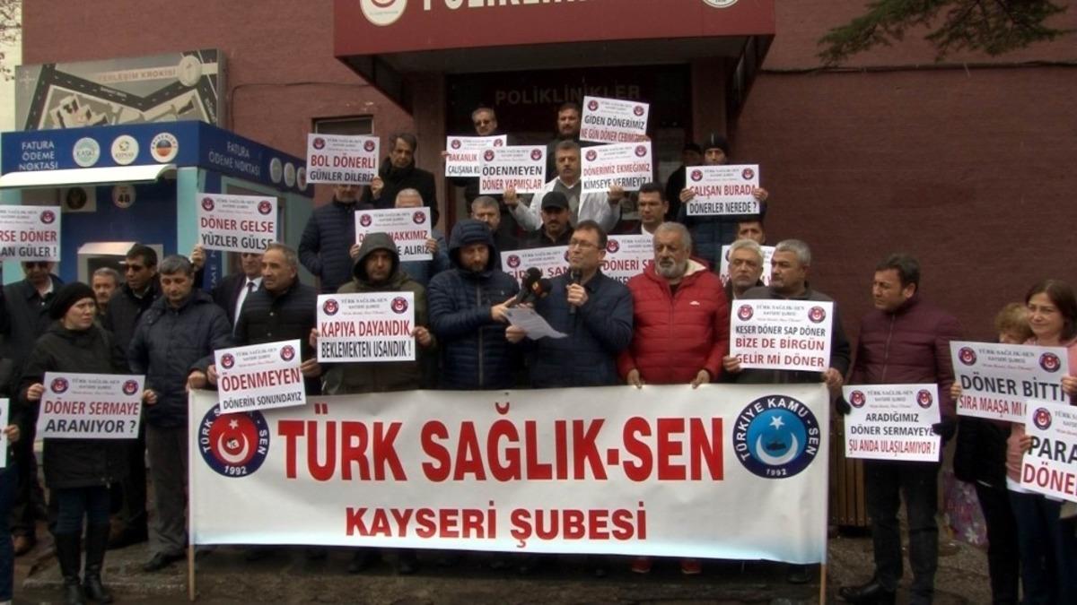 T&uuml;rk Sağlık-Sen&rsquo;den &rsquo;İrmik helvalı&rsquo; d&ouml;ner sermaye tepkisi