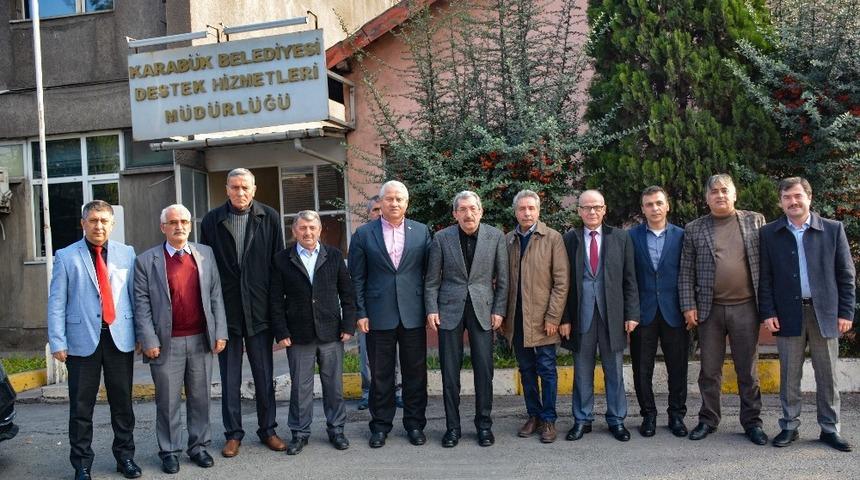 Başkan &Ccedil;aylı&rsquo;dan Vergili&rsquo;ye ziyaret