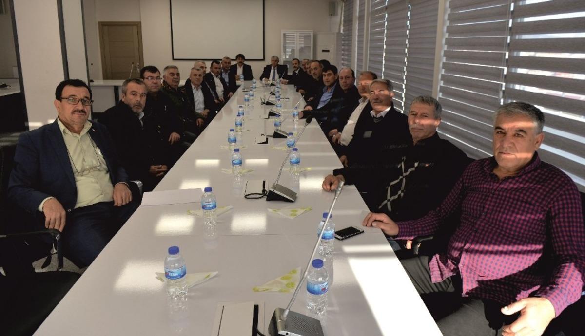 Kış &ouml;ncesi muhtarlarla istişare toplantısı yapıldı